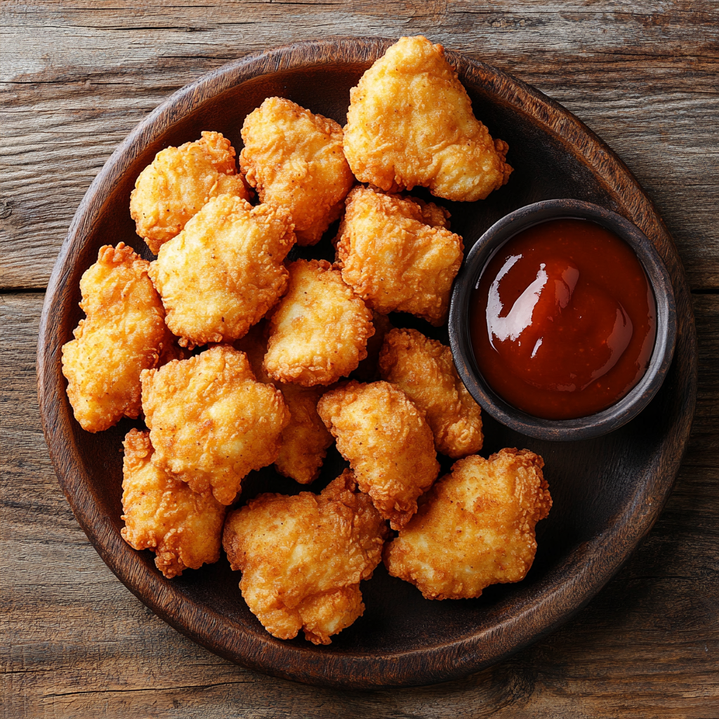 Shocking Truth: Are Chicken Nuggets Really Keto-Friendly? Chicken Nuggets Golden crispy keto chicken nuggets on a rustic plate