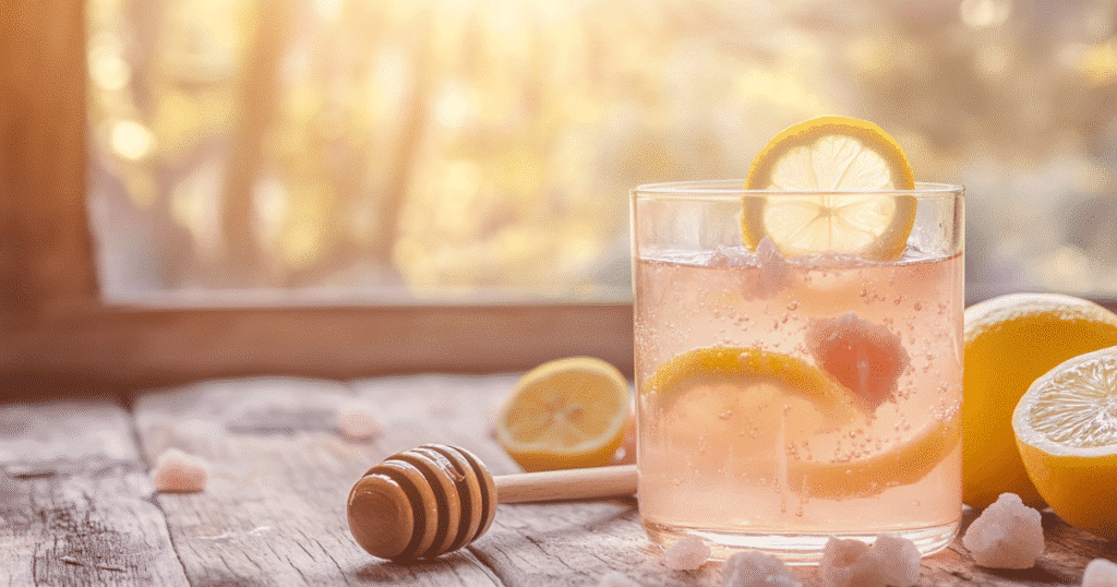 Best Homemade Weight Loss Drinks for Fast Results best homemade weight loss drinks Finished Pink Salt Trick Recipe served with lemon garnish. Best Homemade Weight Loss Drinks
