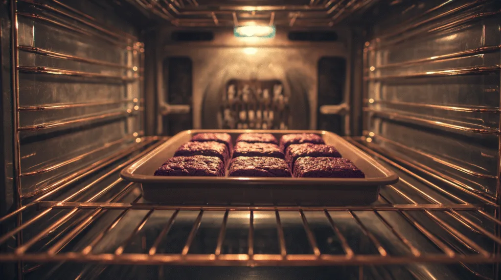 Purple Sweet Potato Brownies (Vegan, Oil-Free, Weight-Loss Friendly) Purple Sweet Potato Brownies Baking Purple Sweet Potato Brownies in oven