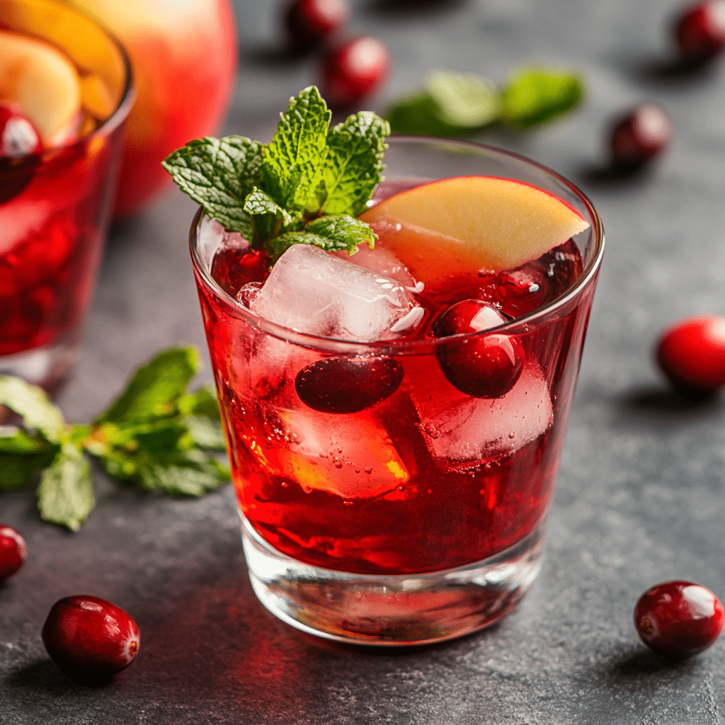 Apple Cider Vinegar Detox Drink for Powerful Weight Loss Results Apple Cider Vinegar Detox Drink Cranberry apple cider vinegar detox drink with mint and apple slices