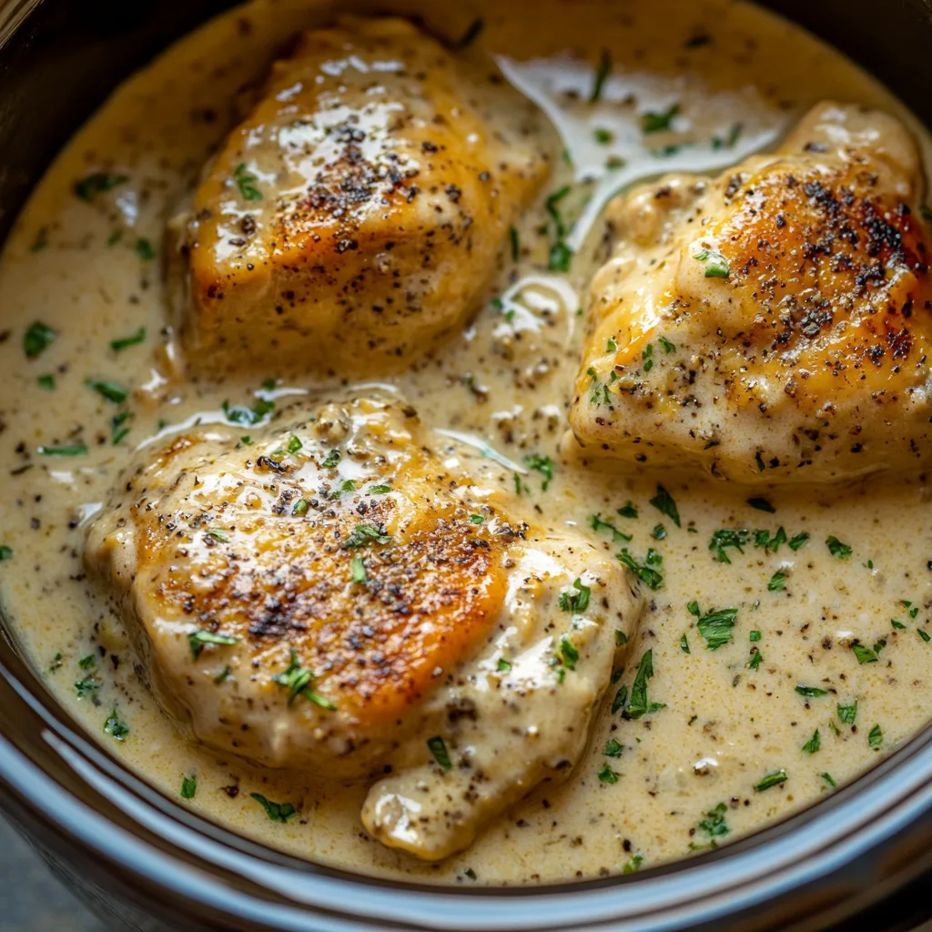 Fall-in-Love Marry Me Chicken Crock Pot – The Ultimate Comfort Food Marry Me Chicken Crock Pot Creamy marry me chicken crock pot with black pepper sauce
