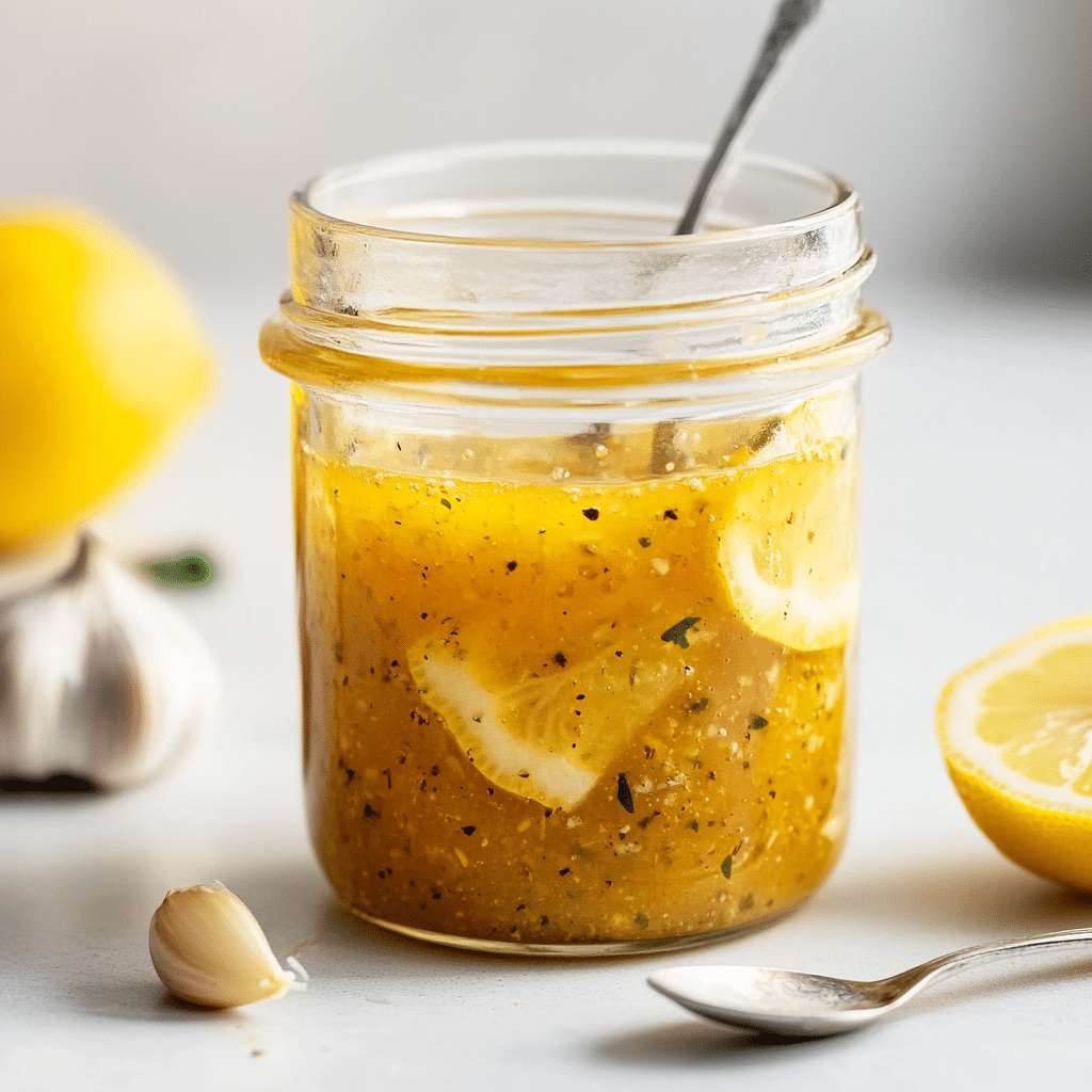 Flavor That Satisfies: This Powerful Cucumber Chickpea Salad Is Your Weight-Loss Hero Cucumber Chickpea Salad Lemon vinaigrette in a glass jar.