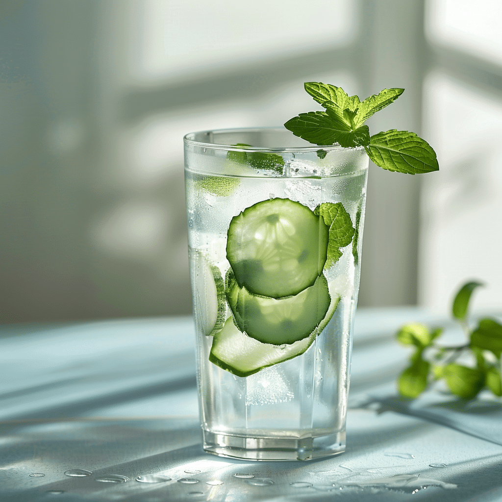 Japanese Water Recipe: Your Easy Path to Natural Weight Loss Japanese water recipe A pastel-colored Calpis drink with mint leaves and cucumber slices