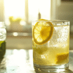 Brazilian-inspired fat-burning drink with lemon and mint, served outdoors Natural Mounjaro Recipe