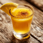 Pineapple ACV fat-burning shot with cayenne and lemon