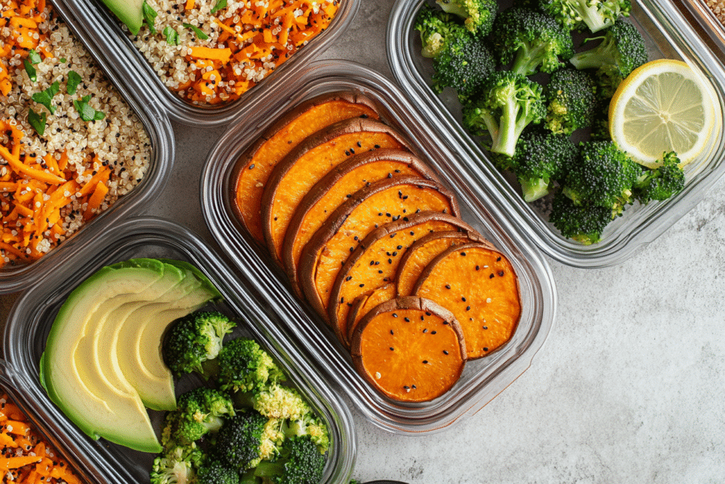 Japanese Sweet Potato - The Ultimate Guide to Flavor, Nutrition & Cooking japanese sweet potato Completed Japanese sweet potato bowl with quinoa and mixed vegetables