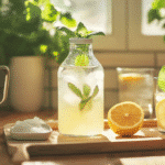 Homemade sugar-free electrolyte drink