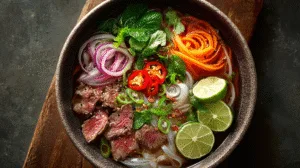 Easy Healthy Beef Pho with Sweet Potato Noodles & Mushrooms Beef Pho with Sweet Potato Noodles Easy Healthy Beef Pho with Sweet Potato Noodles & Mushrooms 6beef pho sweet potato noodles