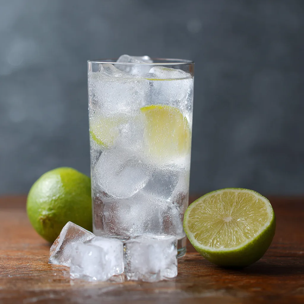 Ice Water Hack Recipe: Shockingly Simple Detox For Weight Loss ice water hack recipe Tall glass of lime water with ice cubes and lime halves