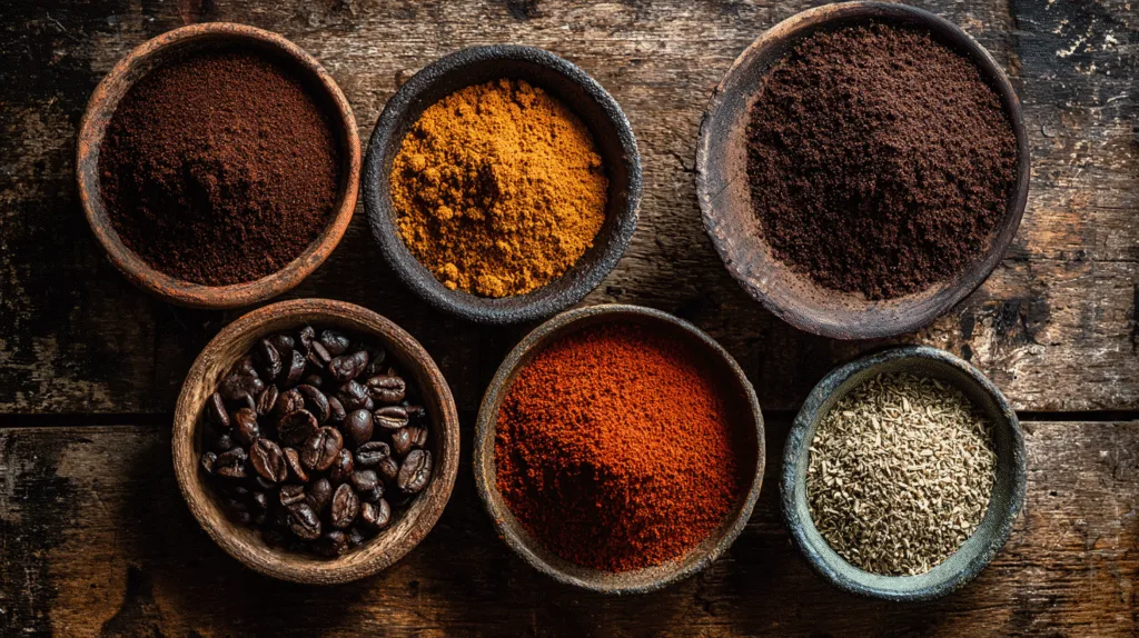 Coffee rub ingredients for steak