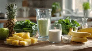 Pineapple And Spinach Smoothie: A Tropical Treat You Can Feel Good About Pineapple And Spinach Smoothie Pineapple And Spinach Smoothie: A Tropical Treat You Can Feel Good About Pineapple Spinach Smoothie 4
