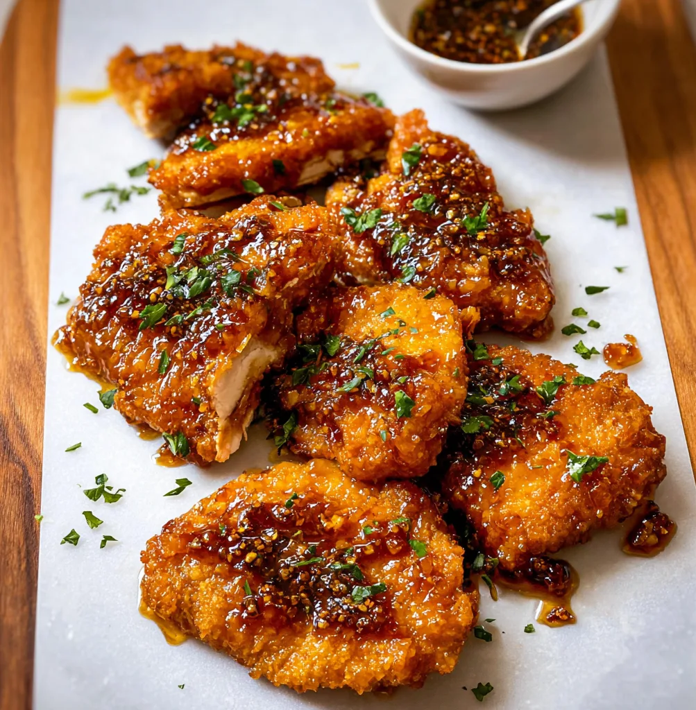 How to Make Hot Honey Chicken: The Spicy-Sweet Sheet Pan Dinner Everyone Loves Hot Honey Chicken Crispy chicken thighs covered in spicy honey glaze