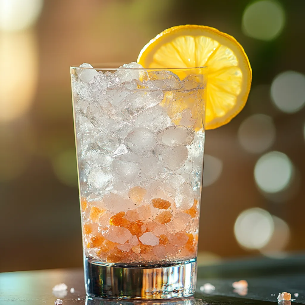 Salt and Ice Weight Loss Recipe: A Powerful Morning Ritual to Detox & Slim Down Salt and Ice Weight Loss Recipe Chilled detox drink with ice, pink salt, and lemon slice