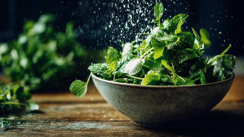 Vietnamese Beef Salad Recipe - High Protein & Gluten-Free Vietnamese Beef Salad Herb base for Vietnamese Beef Salad with cilantro and mint