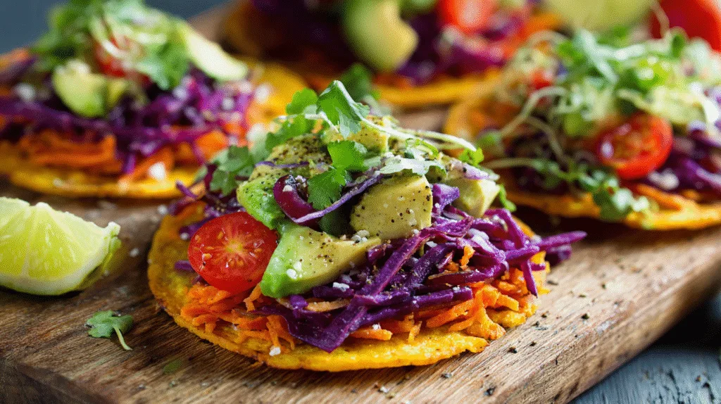 Low calorie and carbs carrot tacos low calorie carrot tacos Assembling low calorie carrot tacos with healthy fillings.