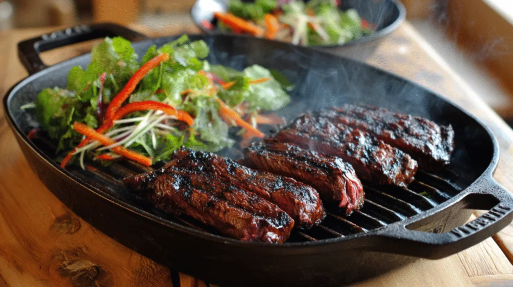 Vietnamese Beef Salad Recipe - High Protein & Gluten-Free Vietnamese Beef Salad Grilled hanger steak for Vietnamese Beef Salad