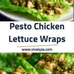Pesto Chicken Lettuce Wraps